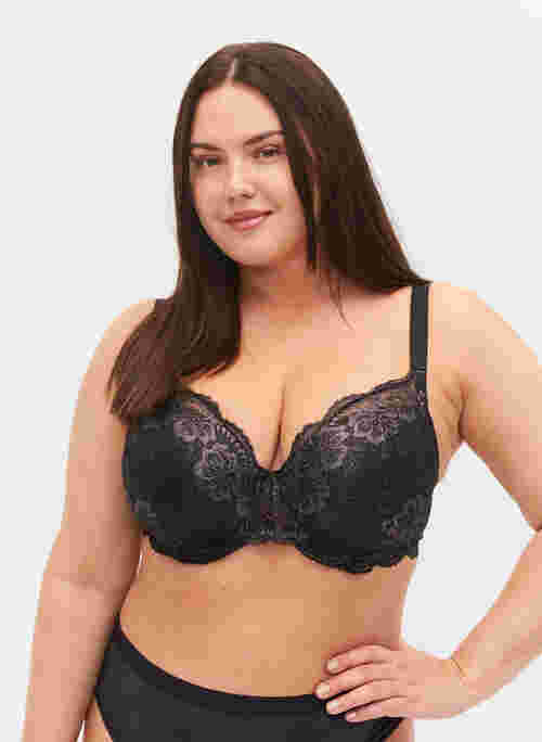 Padded Alma lace bra with underwire