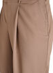 High-waisted tailored trousers with straight legs, Brown, Packshot image number 2