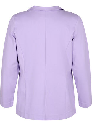 Simple blazer with button, Purple Rose, Packshot image number 1