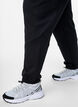 Sweatpants with textured detail, Black, Model image number 2