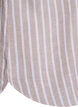 Shirt in linen and viscose with 3/4 sleeves, Beige, Packshot image number 3