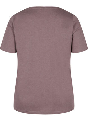 Marled t-shirt with short sleeves, Sparrow Mél, Packshot image number 1