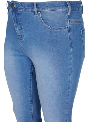 Cropped Amy jeans with beading, Light blue denim, Packshot image number 2