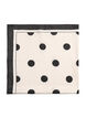 Square scarf in a satin-look with a patterned design, Beige, Packshot image number 2