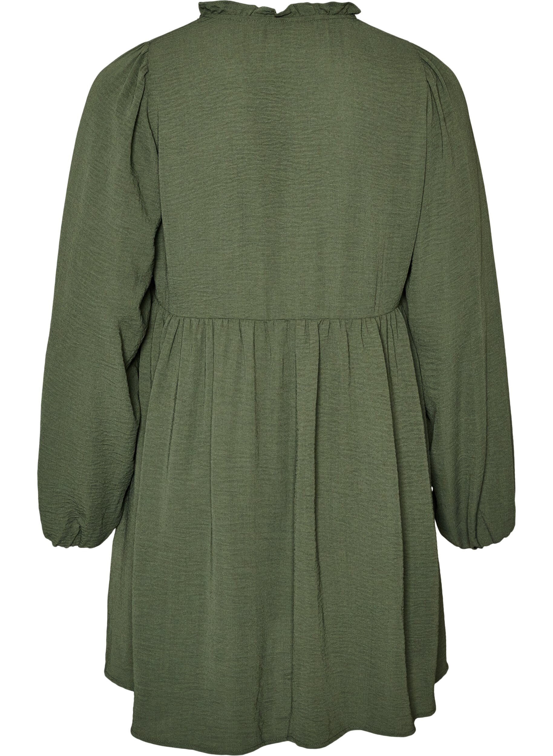 ZizzifashionA-line dress with an empire line, Green, Packshot image number 1