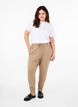 Cropped Maddison trousers, Beige, Model image number 0