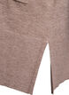 Long knitted cardigan with pockets, Fossil w. TNT Mel. , Packshot image number 4