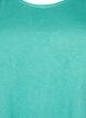 Top with structure and round neckline, Turquoise, Packshot image number 2