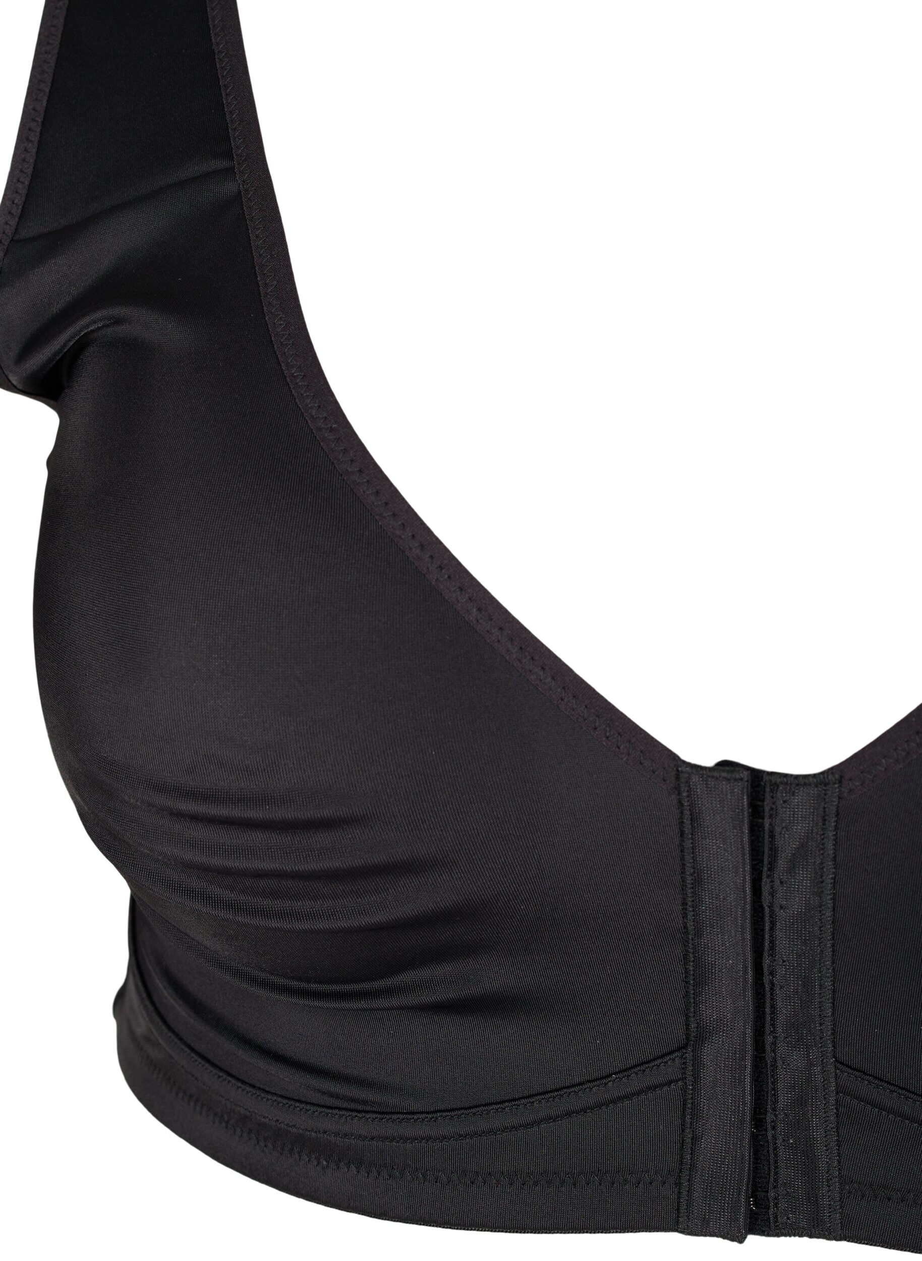 Zizzifashion Bra with front closure, Black, Packshot image number 2