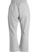 High-waisted sweatpants with brushed inside, Grey, Packshot image number 1