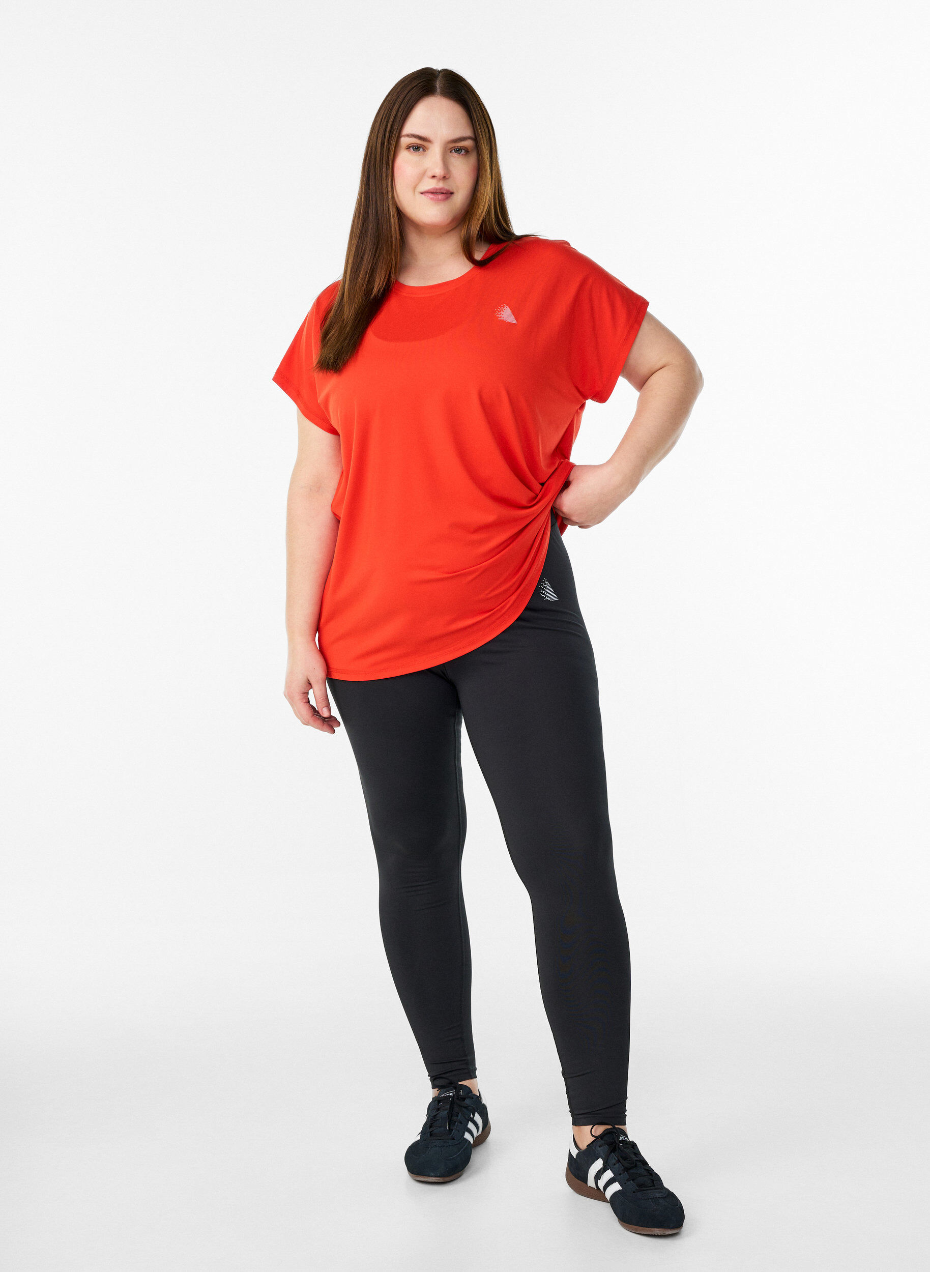 ZizzifashionSolid-coloured training T-shirt, Orange, Model image number 1