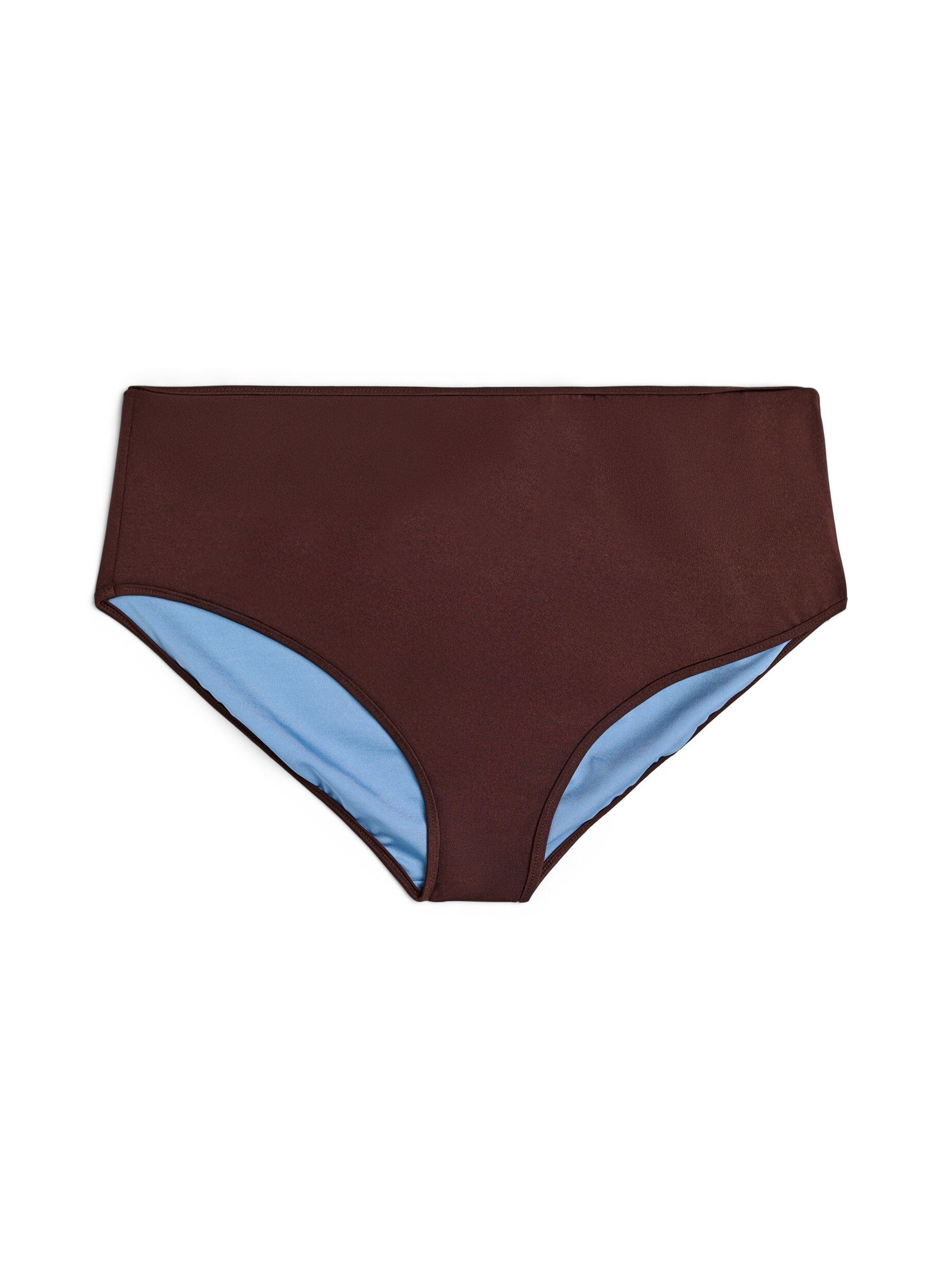 Zizzifashion Reversible bikini bottoms with regular waist, Brown, Packshot image number 0