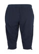 Loose cropped trousers in cotton, Blue, Packshot image number 1