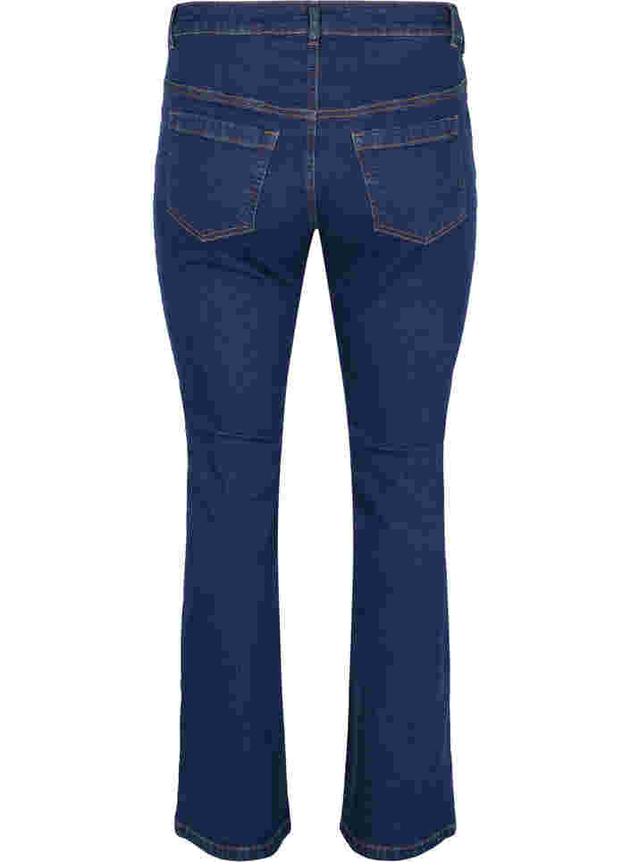 High-waisted Ellen bootcut jeans, Unwashed, Packshot image number 1