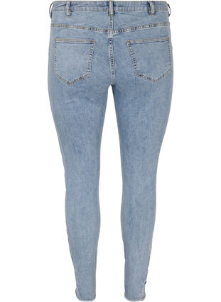 Cropped Amy jeans with bows, Light blue, Packshot image number 1