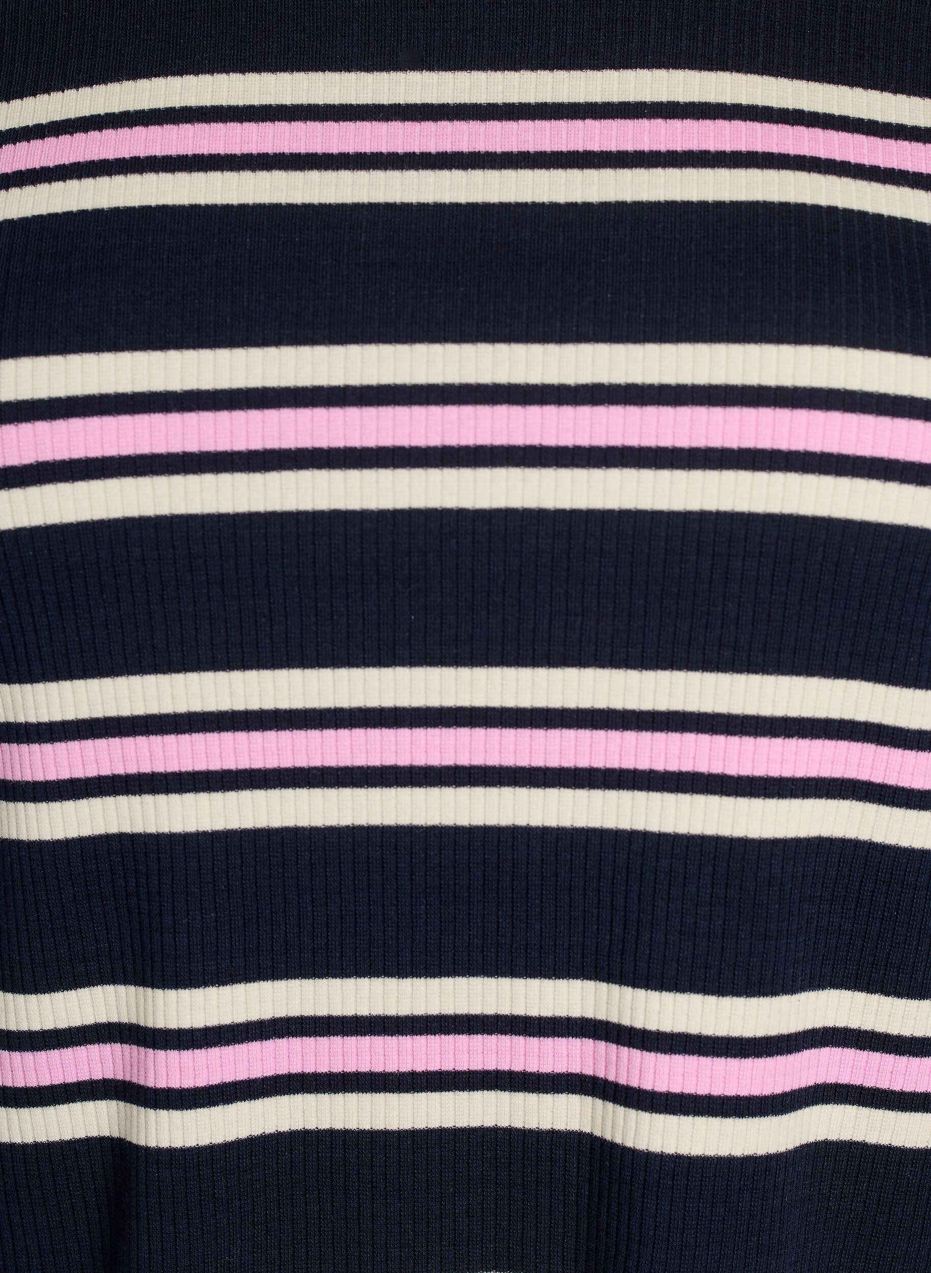 ZizzifashionLong-sleeved night top in ribbed jersey with stripes, Blue, Packshot image number 2