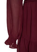 Dress in a lightweight woven fabric with ruffles and a tie-belt, Red, Packshot image number 3