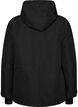 Ski jacket with hood and zip pockets, Black, Packshot image number 1