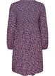 Dress with a smocked top and ditsy floral pattern, Blue, Packshot image number 1