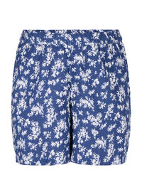 Floral cotton night shorts