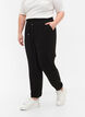 Solid coloured trousers with large pockets, Black, Model image number 2