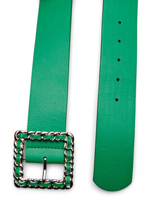 Waist belt with gold coloured buckle, Jolly Green w. Gold, Packshot image number 2