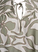 Viscose tunic with print, Oil Green Grap. AOP, Packshot image number 2