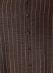 Knee-length dress with pinstripes and lace trim, Brown, Packshot image number 2