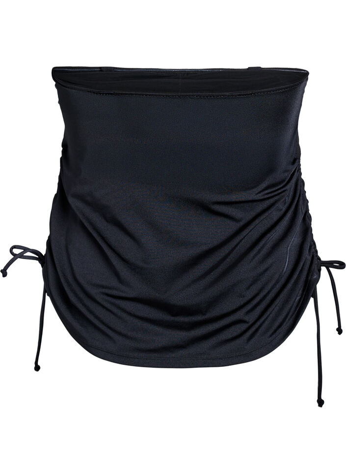 Tankini with removable cups and adjustable sides, Black, Packshot image number 2