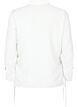 Viscose shirt with ruffle detail, Bright White, Packshot image number 1