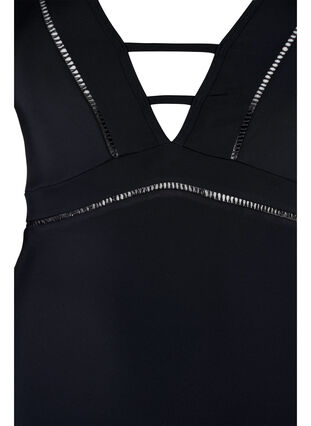 Swimsuit with band detail, Black, Packshot image number 2