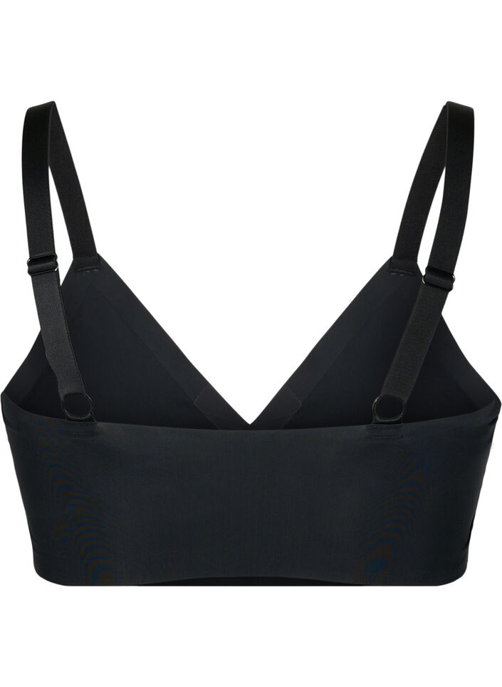 Invisible bra, Black, Packshot image number 1