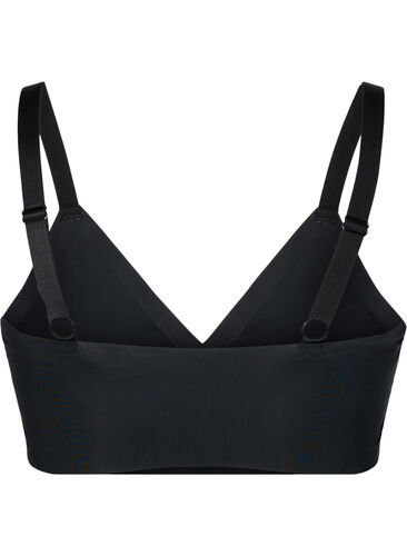Invisible bra with removable pads, Black, Packshot image number 1