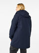 Softshell jacket with detachable hood, Blue, Model image number 2