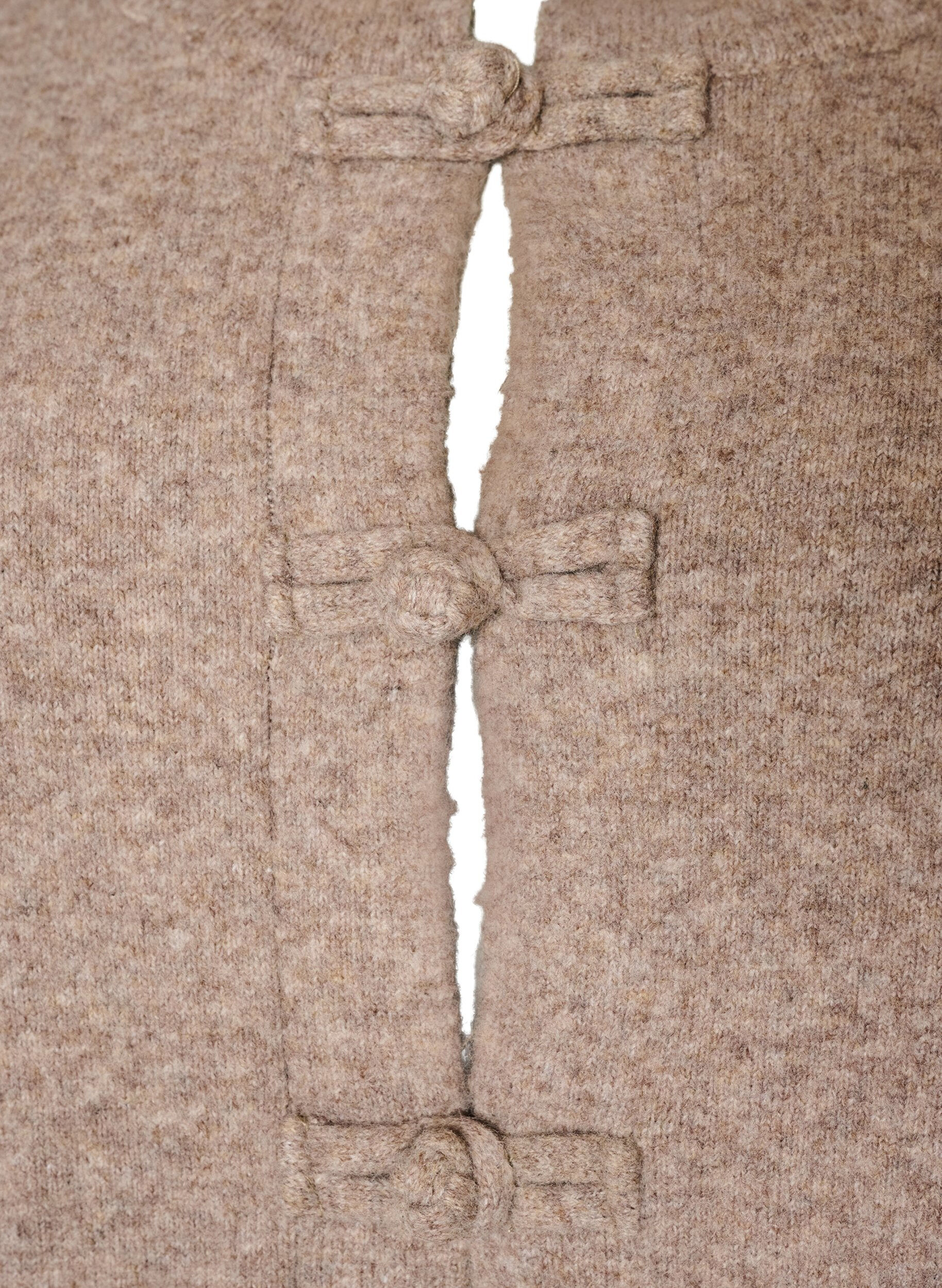 ZizzifashionCardigan with knot fastenings, Beige, Packshot image number 2