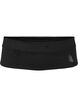 Reflector running belt with pockets, Black, Packshot image number 0