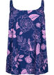 FLASH - Top with print, Medieval Blue Flower, Packshot image number 0