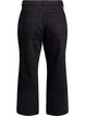 Loose jeans with cropped length, Black, Packshot image number 1