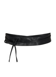 Waist belt in faux leather, Black, Packshot
