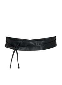 Waist belt in faux leather