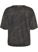 Oversized T-shirt in organic cotton with a college print, Black, Packshot image number 1
