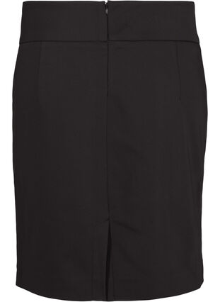 Cotton mix classic skirt, Black, Packshot image number 1