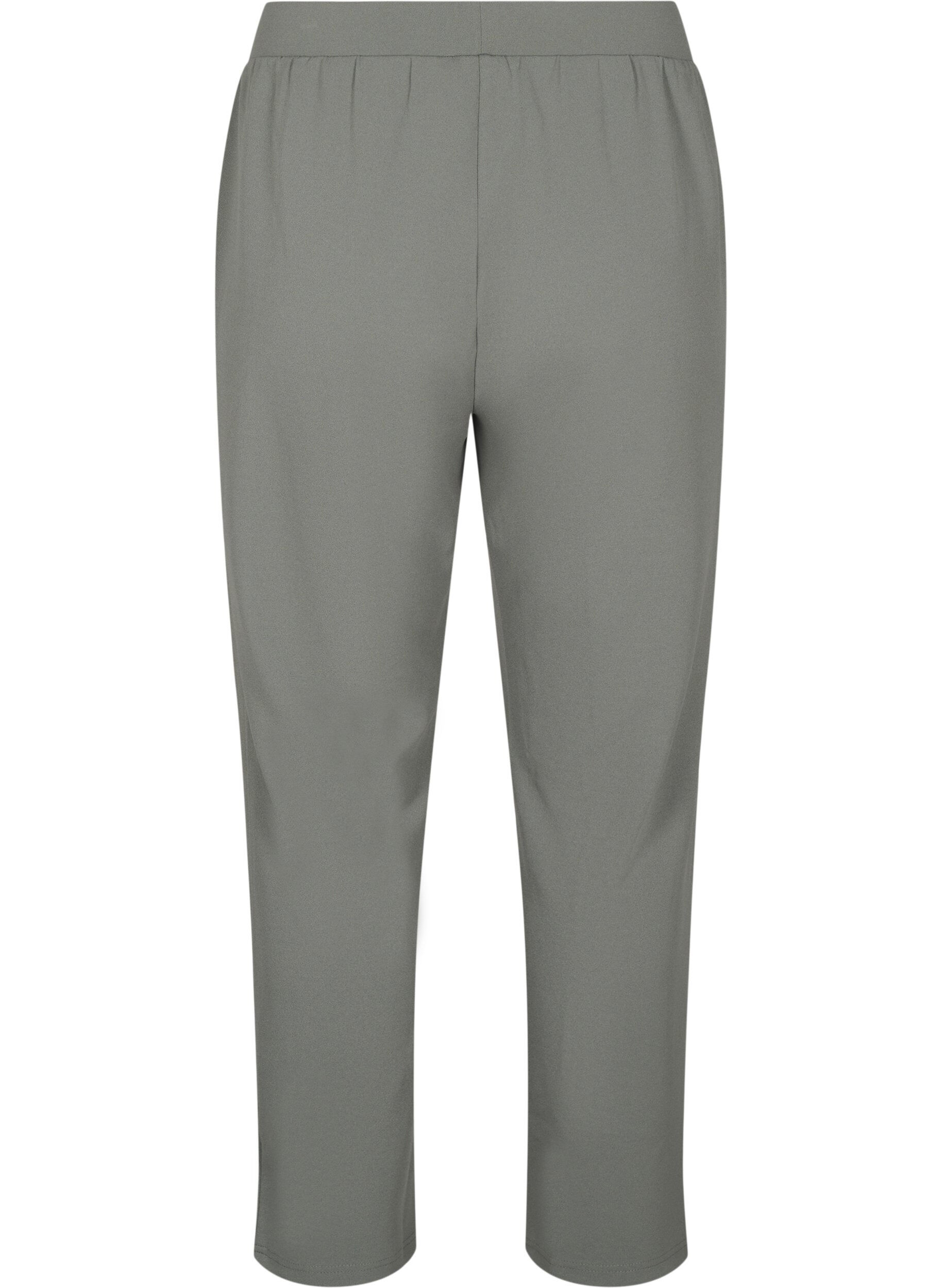 Zizzifashion Straight fit trousers, Dark Grey, Packshot image number 1