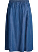 Maxi skirt in lyocell with a denim look, Blue, Packshot image number 1
