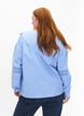 Blouse with ruffles and lace trim, Light Blue, Model image number 2