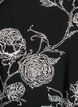 Viscose dress with cutline, Black, Packshot image number 2