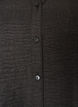 Loose shirt with V-neck, Black, Packshot image number 2