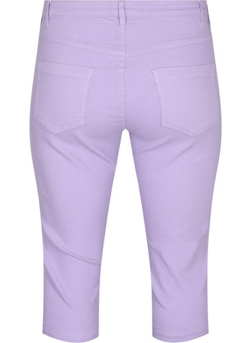 Tight-fitting Emily capri trousers, Lavender, Packshot image number 1