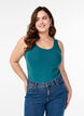 Cotton basic top, Green, Model image number 0