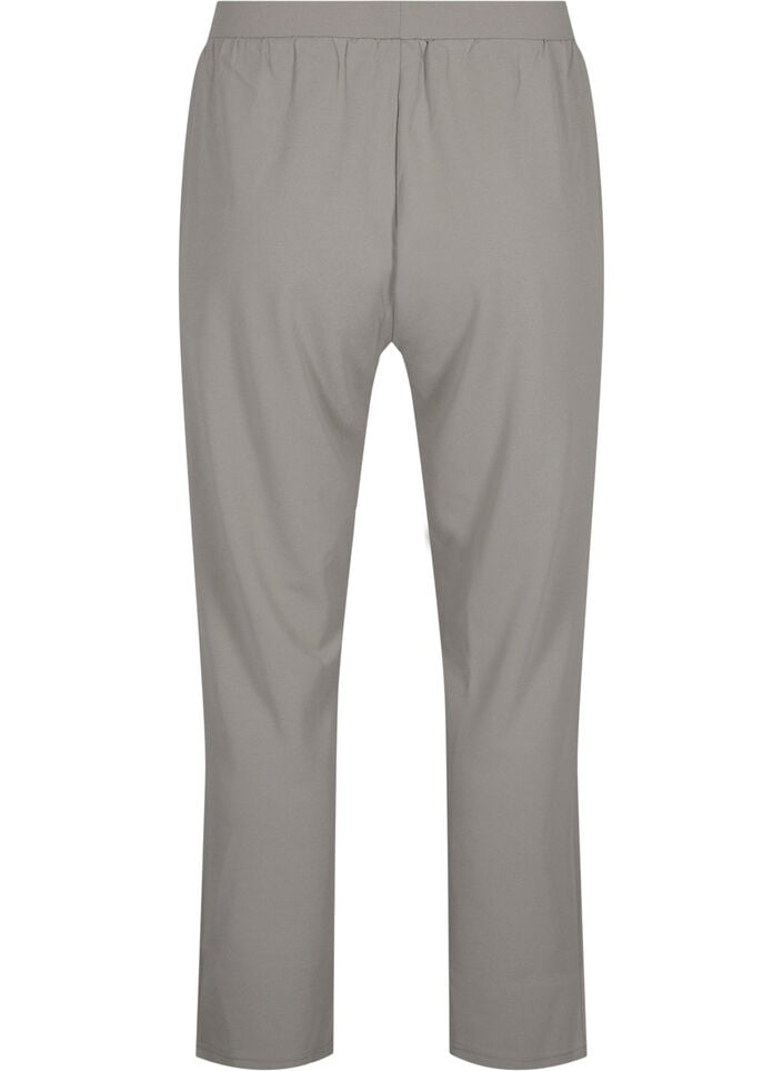 Straight fit trousers, Beige, Packshot image number 1